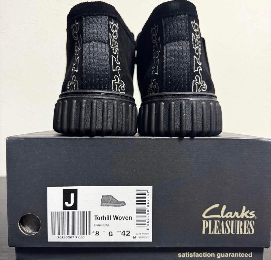 Pleasures 黒 スエード デッキシューズ 26.0cm