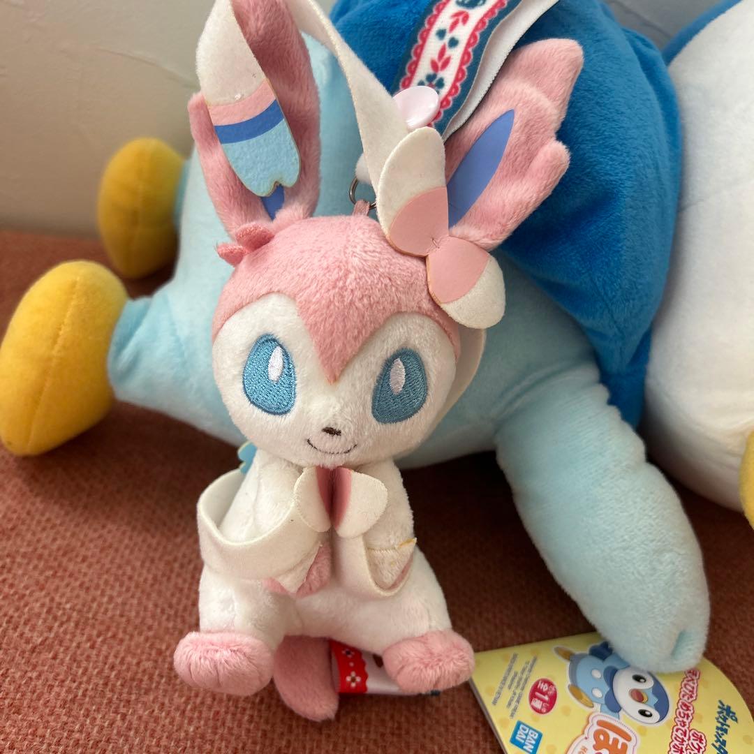 i love eievui カバンに付けられるぬいぐるみ ニンフィア ポッチャマ