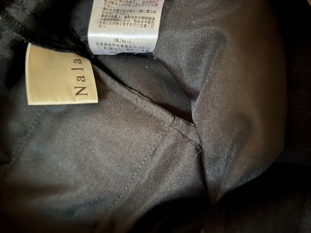 Nala コクーンチノパンツ ブラック S - メルカリ