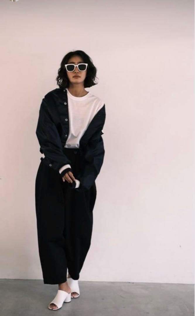 Nala コクーンチノパンツ ブラック S - メルカリ