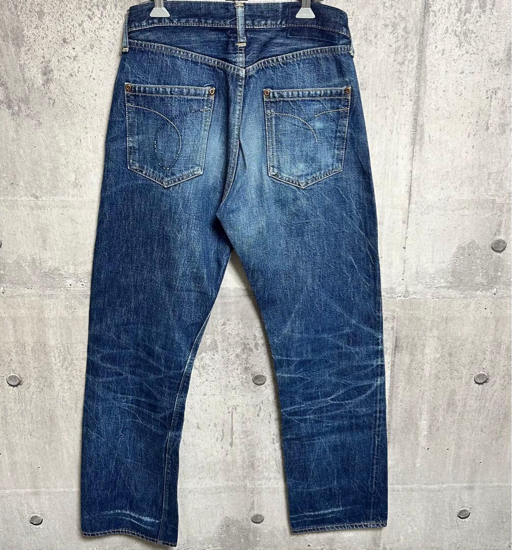 warehouse ヒゲ ハチノス 色落ちvintage アメカジ デニムパンツ - メルカリ