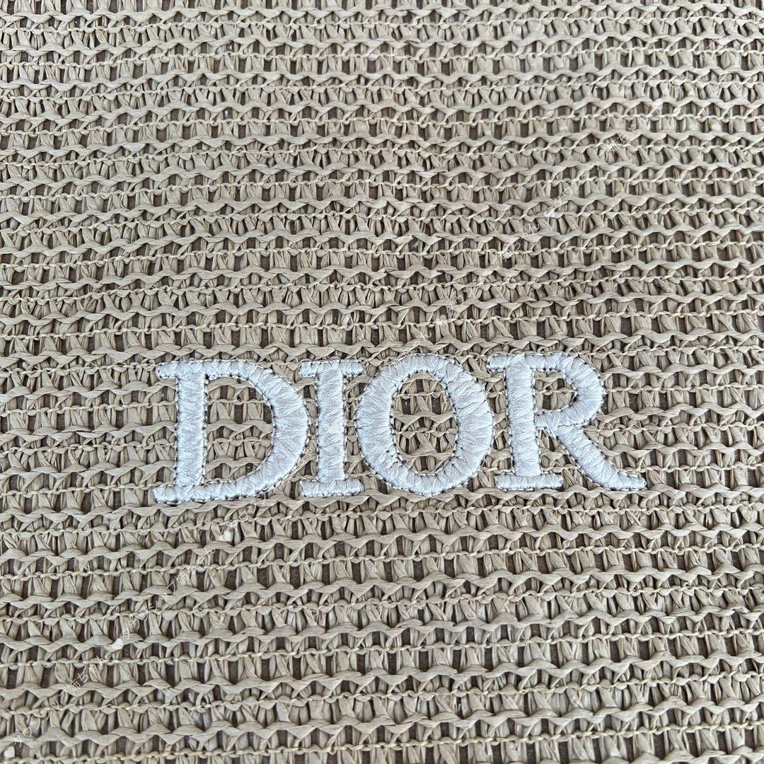 ディオール ノベルティ ストロー トートバッグ - メルカリ