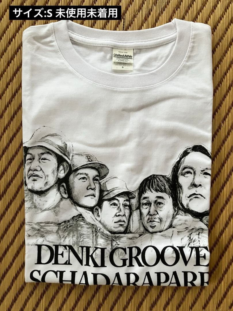 電気グルーヴ スチャダラパー　TシャツSサイズ　チャンピオンカーニバル 電気グルーヴ×スチャダラパーのグッズ。 まさか2025年に新デザインが