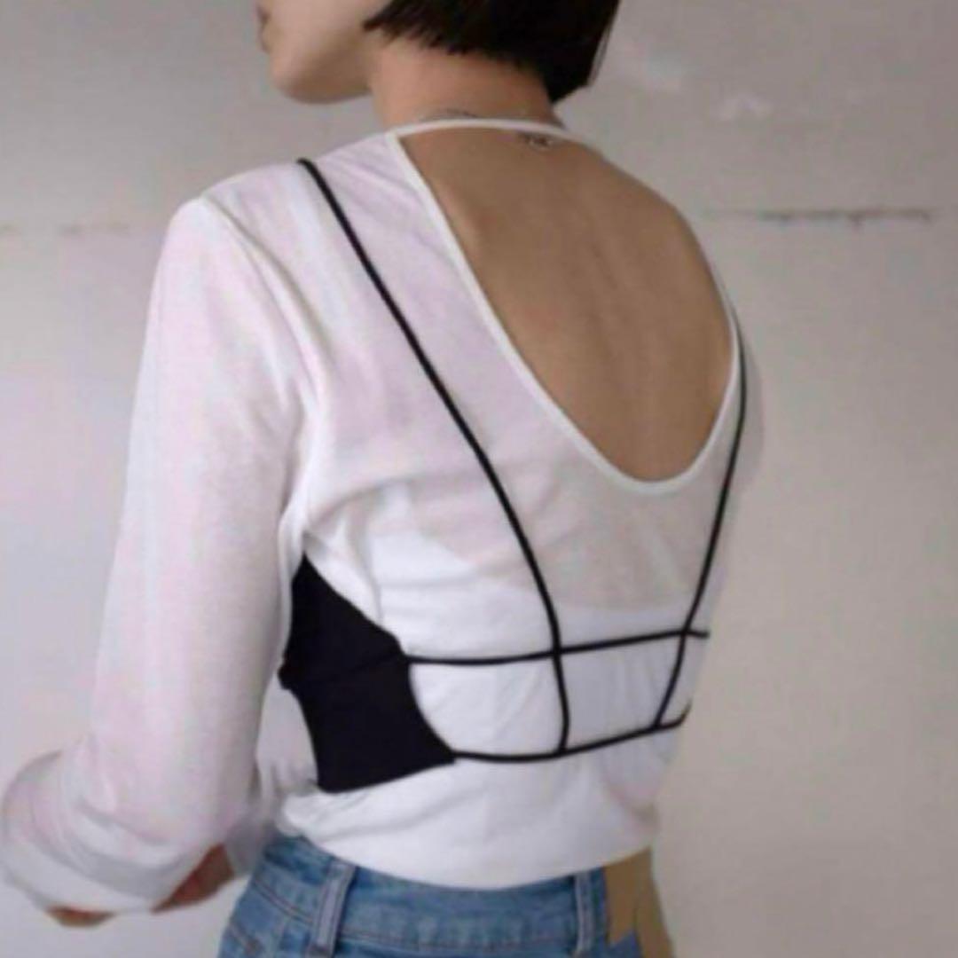 fumie tanaka フミエタナカ ビスチェ plain line cam - トップス