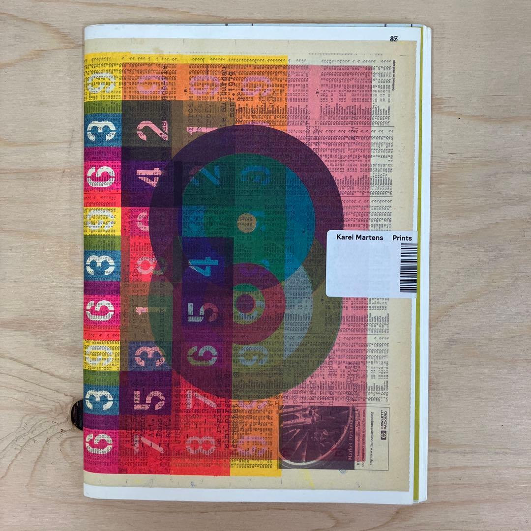 アート・デザイン・音楽 Karel Martens Prints Karel Martens - Prints (signed) — bookdummypress