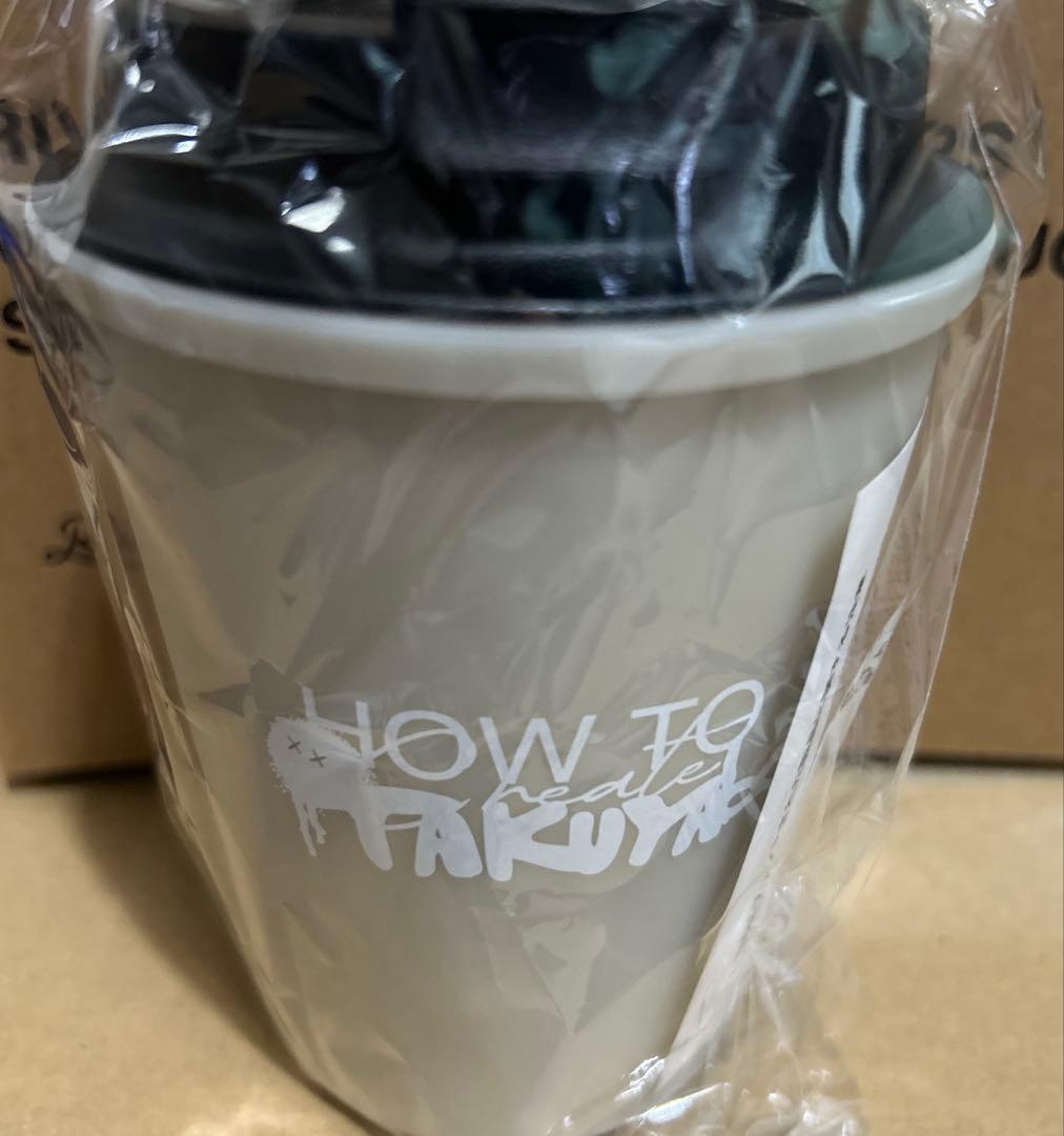 TAKUYA∞の創り方☆ウォールマグhtct∞スモークロゴ白/ベージュ☆新品