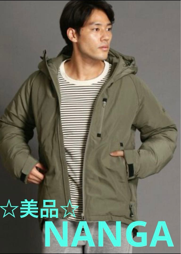 【美品】NANGA☆別注フード付きダウンジャケット NANGA（ナンガ） ダウンコート ダウンジャケット 「JEANS FACTORY