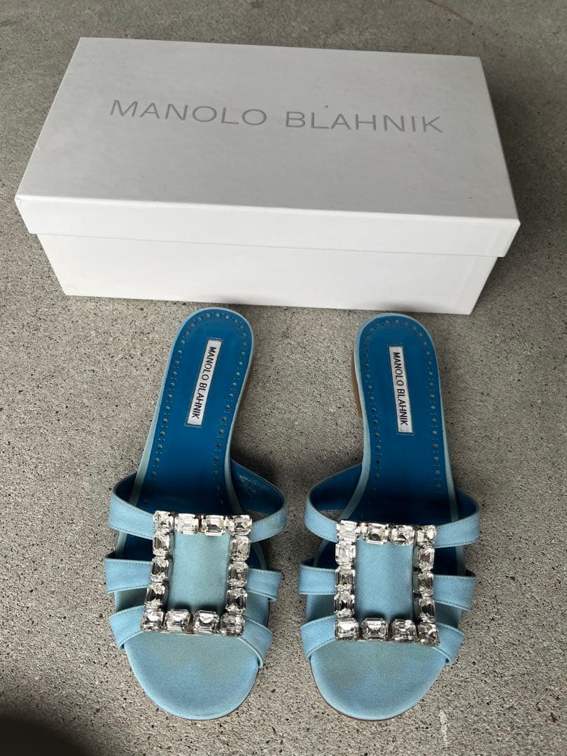p*y様 マノロブラニク　37 サンダル 楽天市場】【最大2万円OFFクーポン対象・3/1限定】MANOLO BLAHNIK
