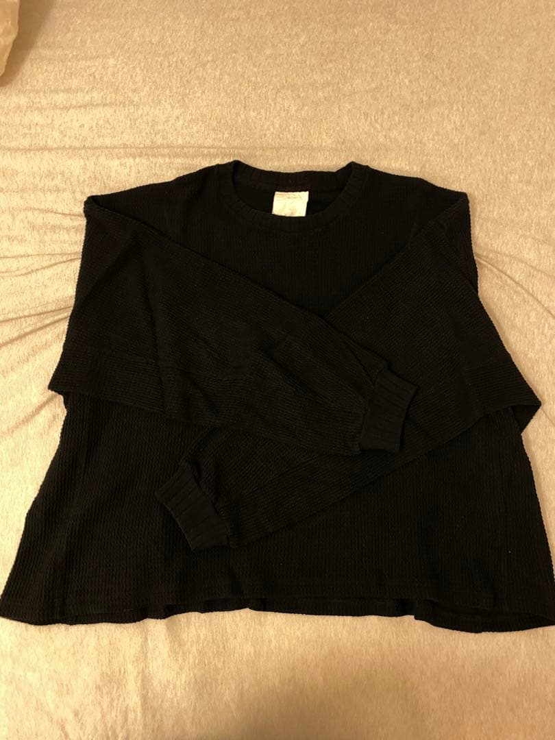 [refomed] AZEAMI THERMAL TEE ブラック AZEAMI THERMAL TEE | refomed(リフォメッド) / トップス カットソー