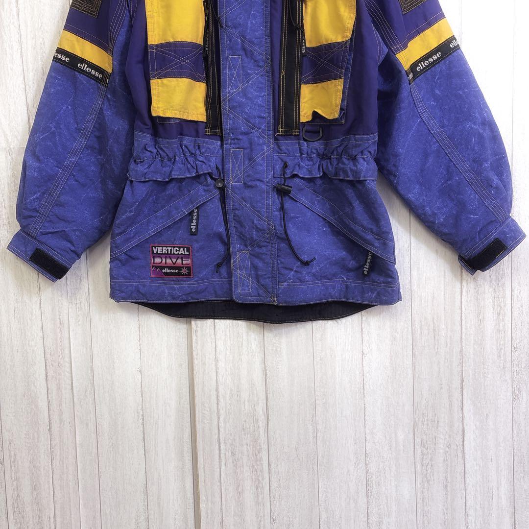 エレッセ スキーウェア メンズM 90s バーティカルダイブ 中綿 日本製
