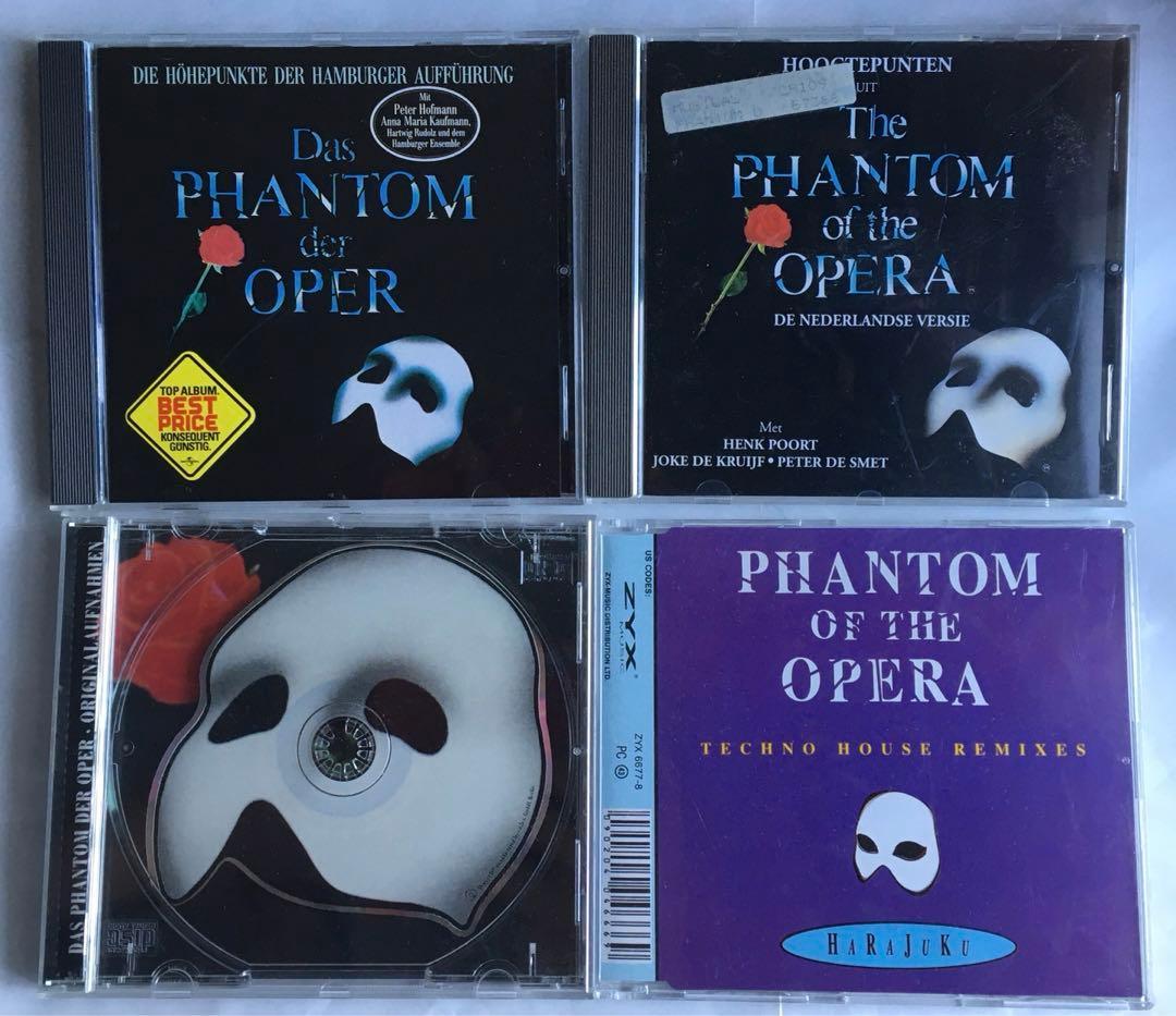 オペラ座の怪人CD12種セット ミュージカル版＆2004映画 日本/海外キャスト