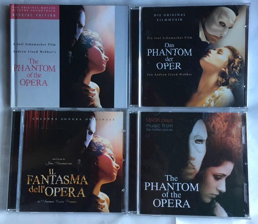 オペラ座の怪人CD12種セット ミュージカル版＆2004映画 日本/海外キャスト