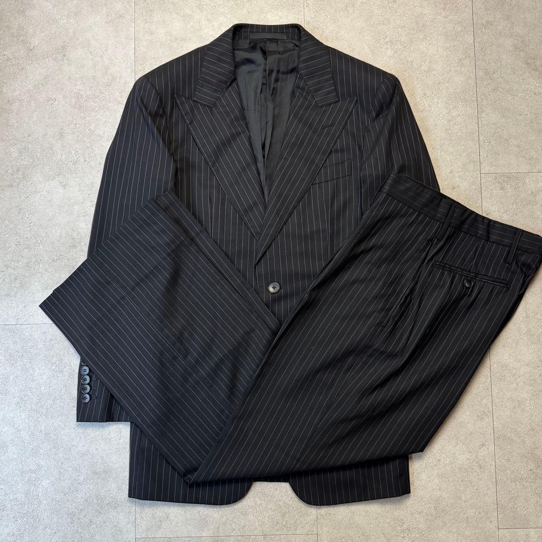 GUCCI トムフォード期 ストライプ シングル 2B スーツ セットアップ