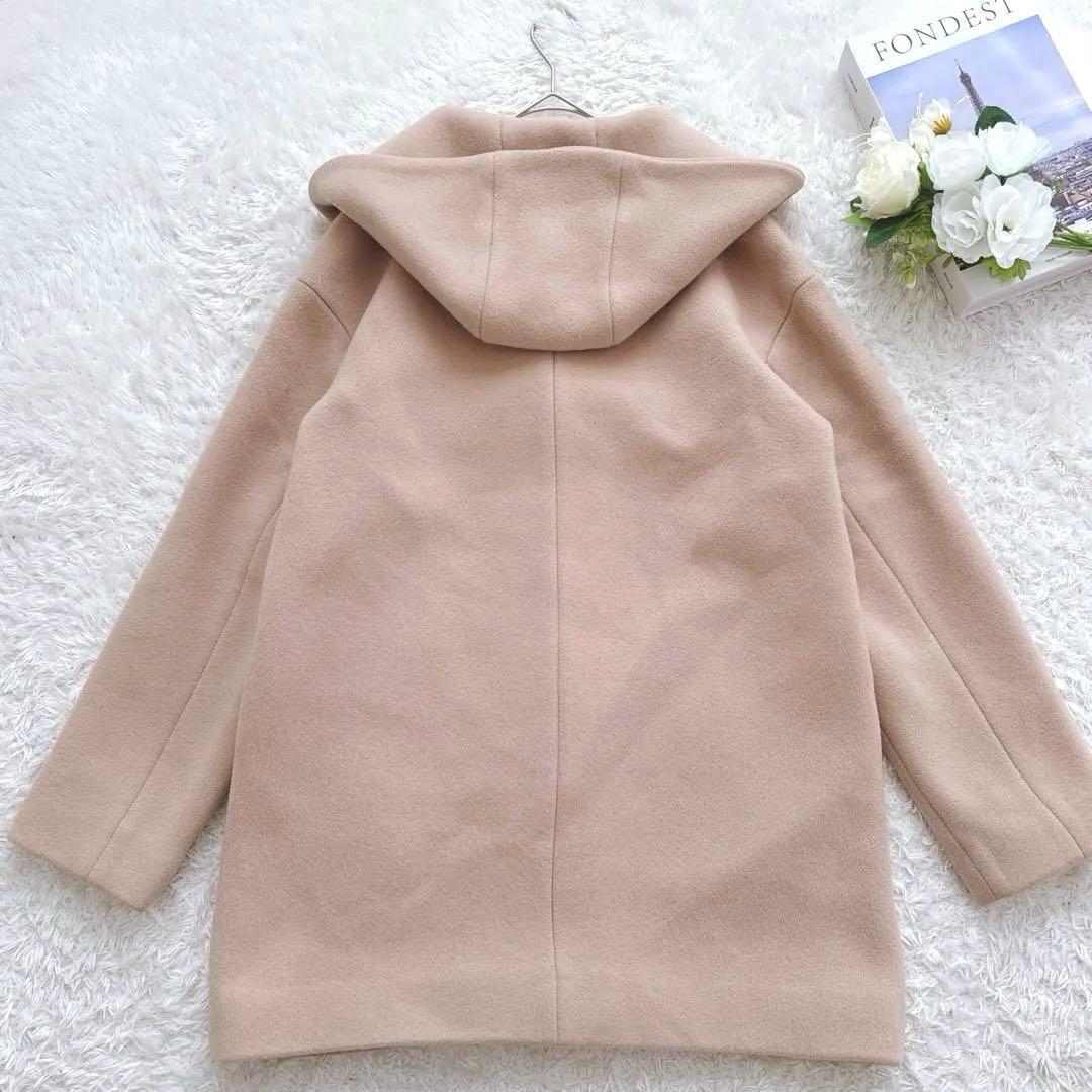 美品♡定価5.3万 ANAYI ダブルビーバーフードコート キャメル