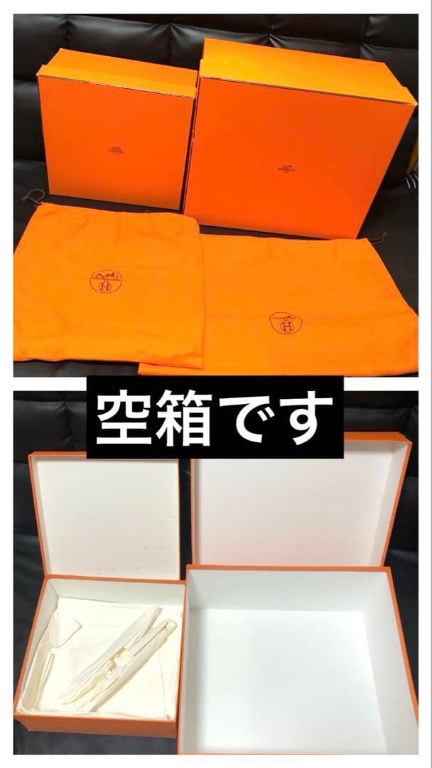 エルメス　箱ジャンク品バーキン40バーキン25オレンジボックス　保存袋　ケリー等 エルメス<br>バーキン 25cm<br>オレンジ<br>トゴ<br>シルバー金具
