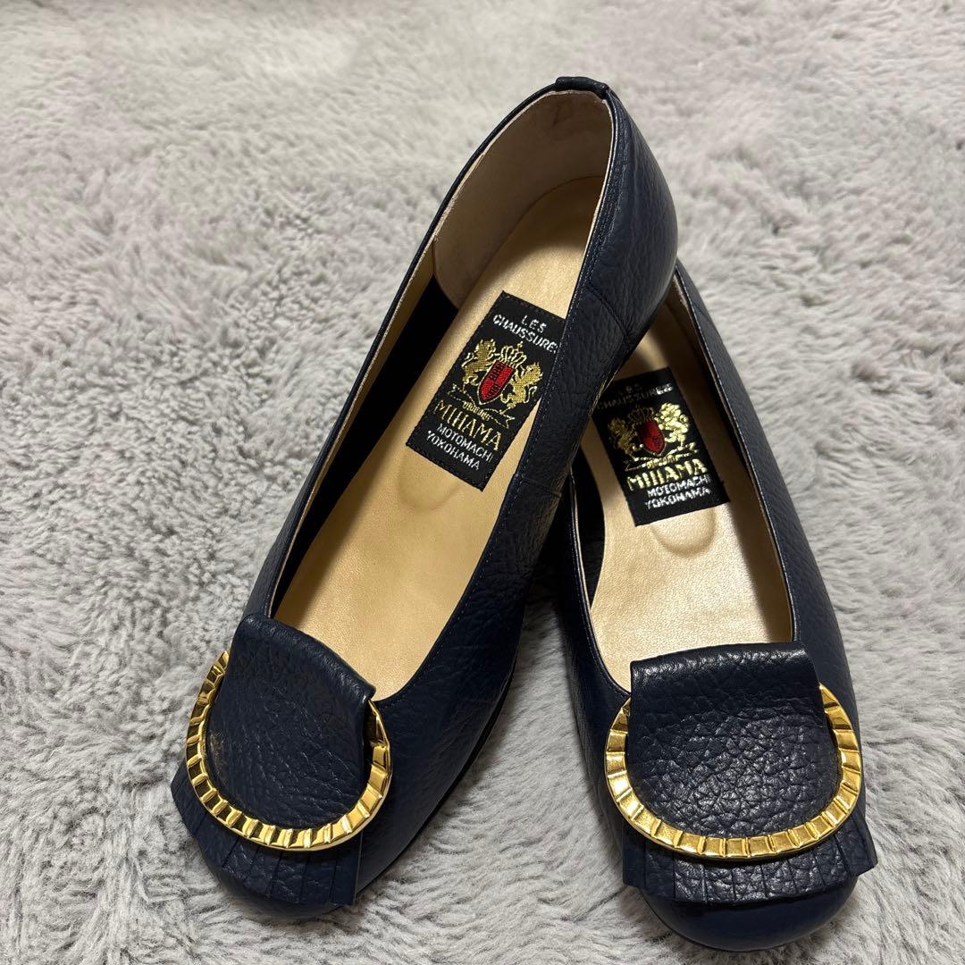 美品 MIHAMA ミハマ カッターシューズ ネイビー 23㎝ - メルカリ