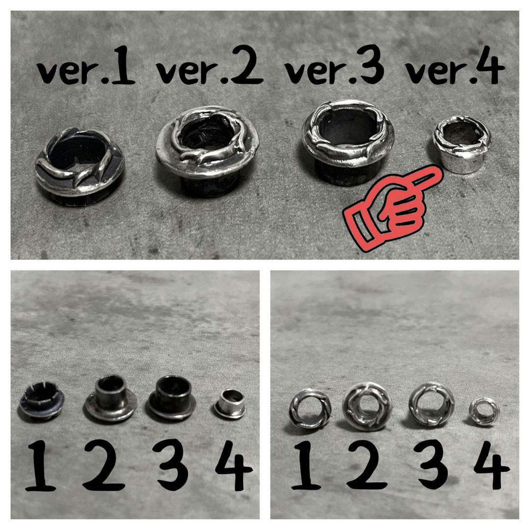 925 グロメット ハトメ フローラル デザイン スニーカー カスタム 4