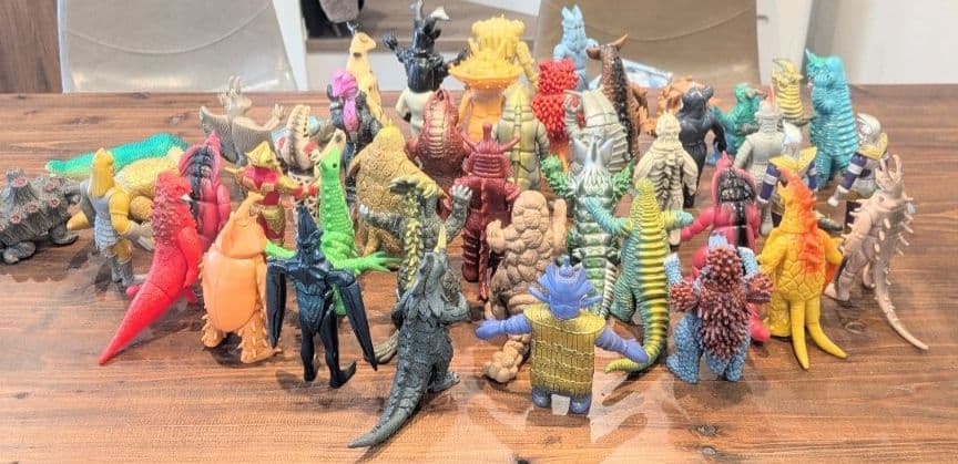 希少】当時物 ウルトラ怪獣ソフビ まとめ売り 46体 1983年製 日本製