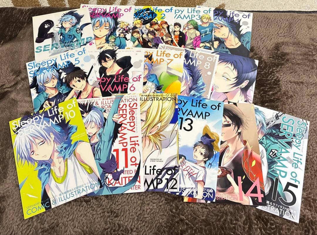 Sleepy Life of SERVAMP 1〜15＋初期ラフ画まとめ Sleepy Life of SERVAMP 1【電子版】 - 田中ストライク - BOOTH