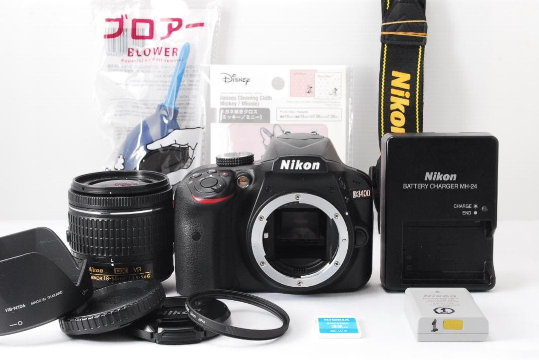 新品同様 Nikon D3400 低ショット数 Bluetooth スマホ転送 - メルカリ