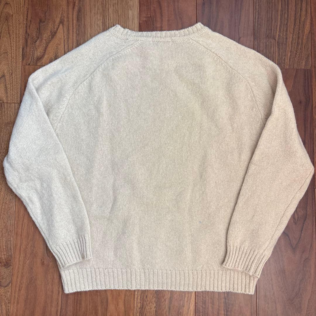 90s L.L.Bean エルエルビーン　スコットランド製 ウールニット L