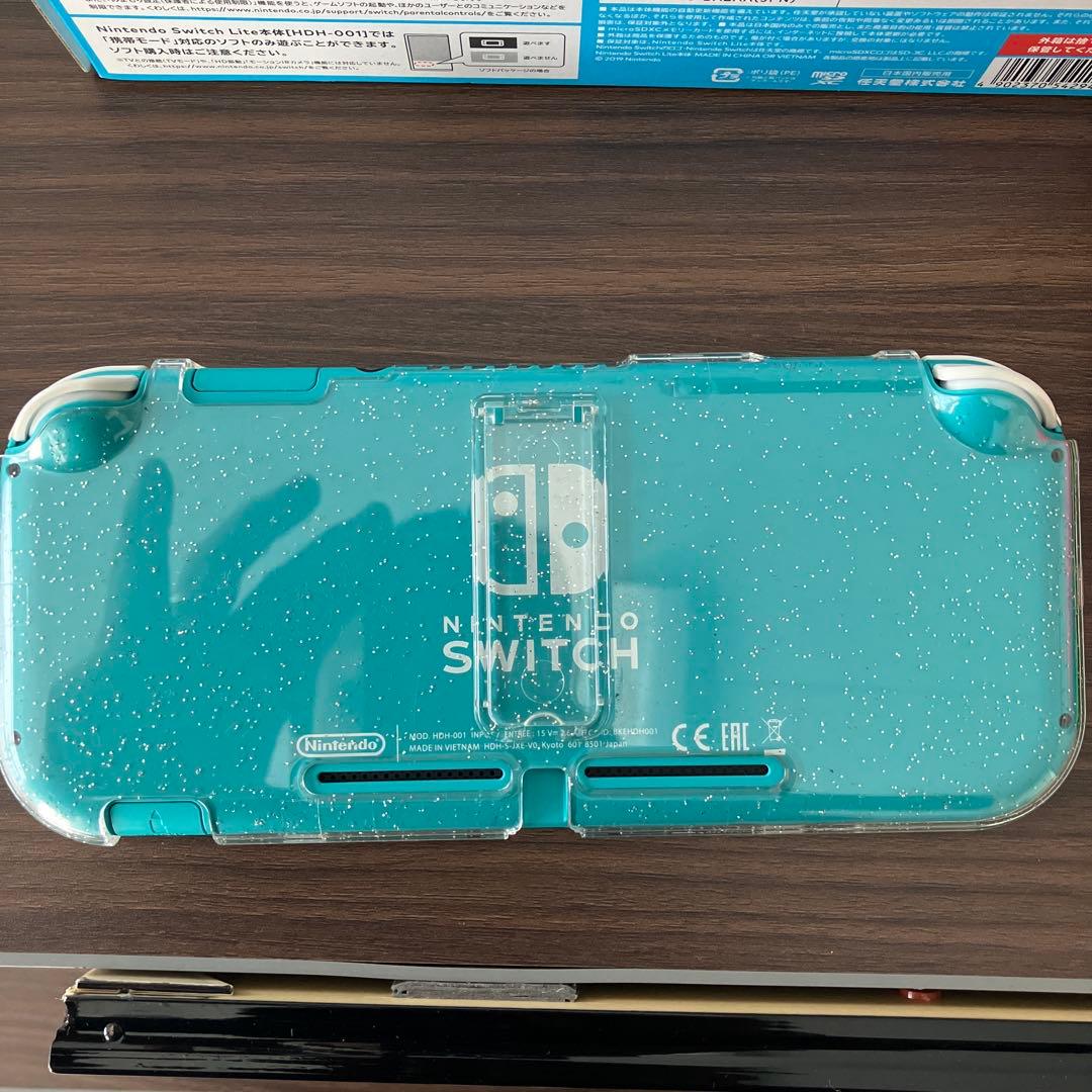 程度良好！Nintendo Switch Lite ターコイズ 本体 ケース付き