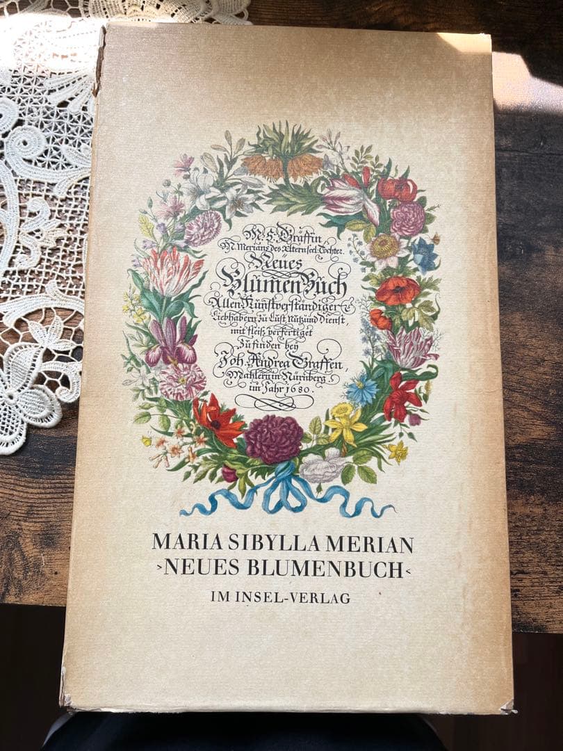 M.S. Merian お花図鑑 2冊 ヴィンテージ洋書 インゼル 初版1966
