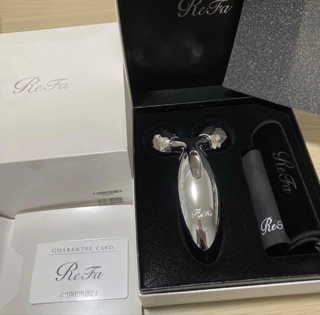 リファカラット 美顔ローラー 箱、ギャランティカード付き - メルカリ