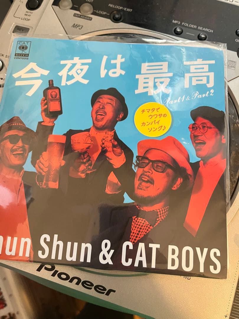 今夜は最高 shun shun & cat boys 7インチレコード - メルカリ