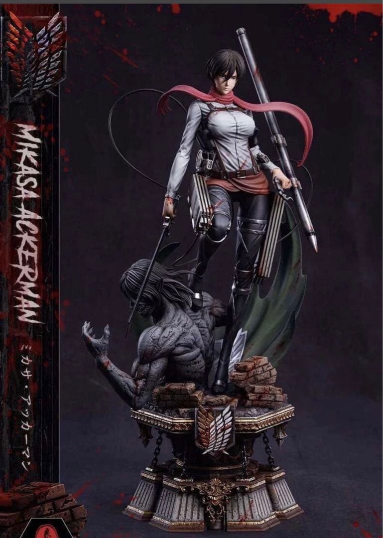 進撃の巨人 フィギュア ミカサ・アッカーマン ガレージキット 豪華版