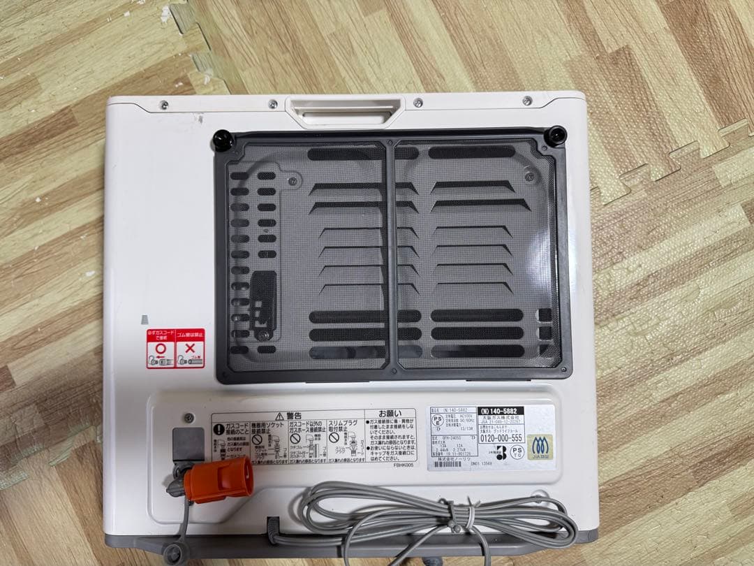 大阪ガス ガスファンヒーター GF N140-5882 - メルカリ