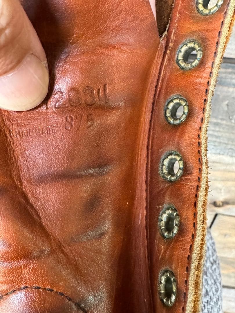 【極美品　縦羽タグ】99’s REDWING 875 US7½ 25.5cm