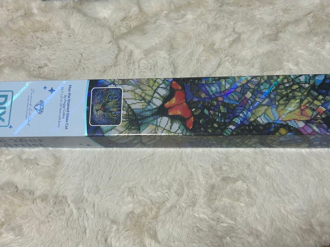T*o様 DIY Diamond Art Kit ステンドグラス猫箱傷あり中身は Amazon.co.jp: CAMOYAI ステンドグラス 猫 ダイヤモンドアートキット