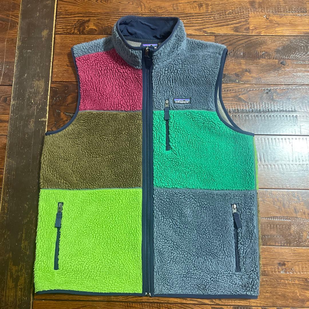 美品 レア Lサイズはかなり貴重 パタゴニア レトロx ベスト パッチ