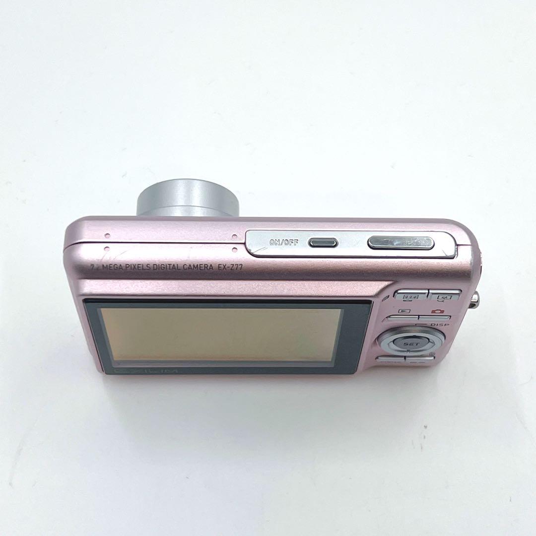 良品・動作品】CASIO EXILIM EX-Z77 ピンク コンデジ - メルカリ