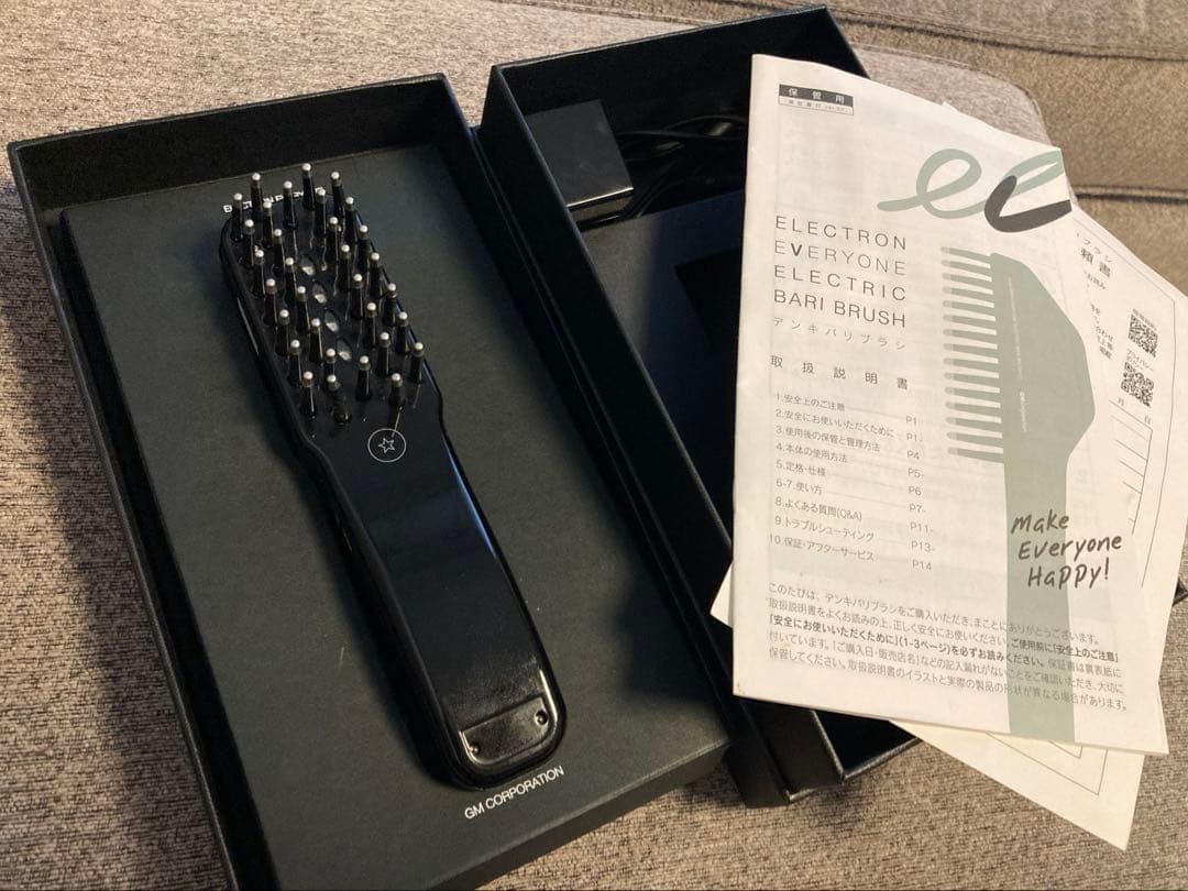 み*よ様 中古動作確認済GMコーポレーション デンキバリブラシ 電気バリブラシ デンキバリブラシ（電気バリブラシ) 中古 1年保証 美顔器 EMS GM