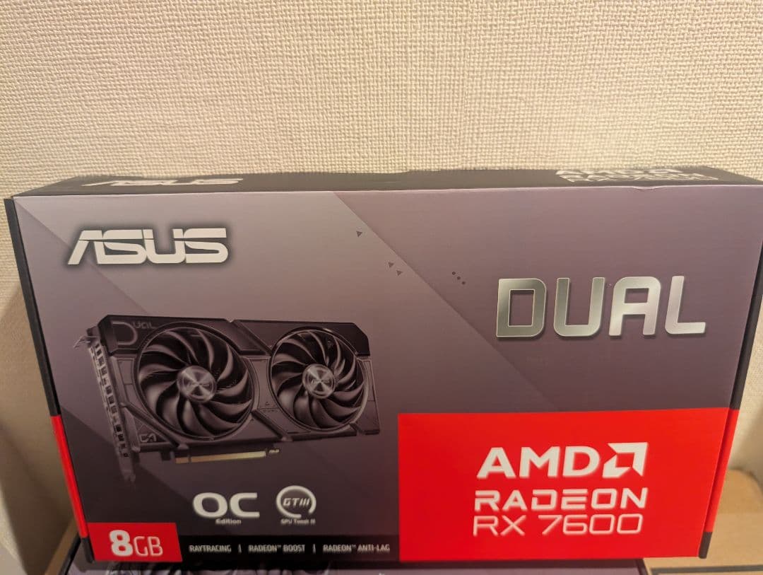 [新品未使用] Radeon RX 7600 OC 8GB ASRock アスロック Radeon RX 7600 Challenger 8GB OC RX7600 CL 8GO