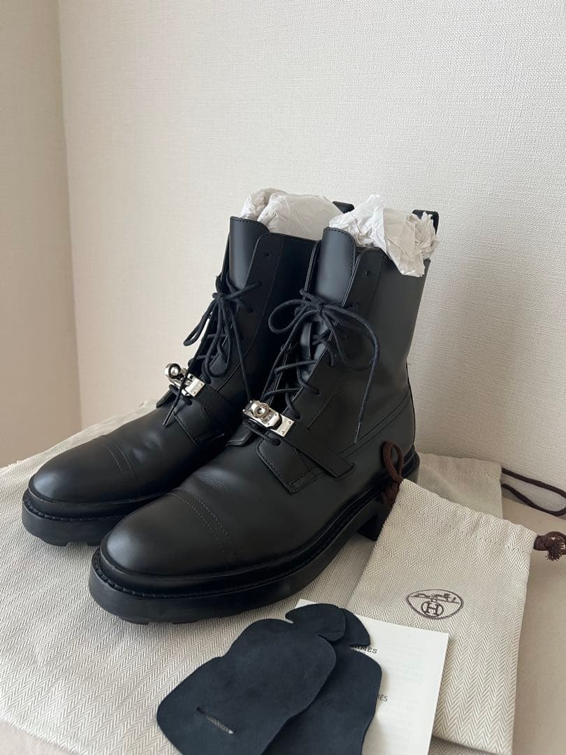 【美品】HERMES エルメス　ショートブーツ　《ファンク》　36.5