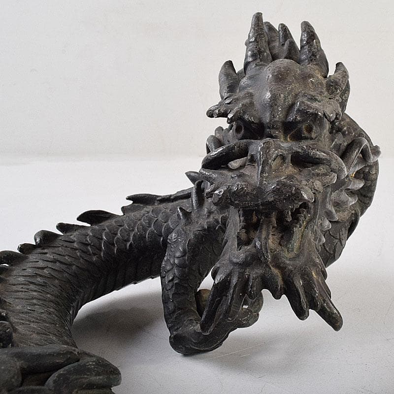オベサス様専用 時代金工 古銅鍍金 龍 置物 重さ約4kg D R9340H - メルカリ