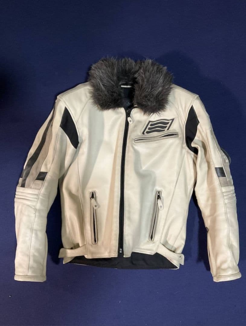 レア】HYOD レザー ジャケット L ホワイト - メルカリ