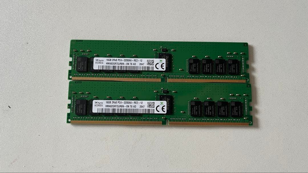 【動作確認済み】 16GB 2R x 8 PC4-3200AA 2枚セット 2026年最新】Yahoo!オークション -ddr4 16gb 2枚 3200の中古品・新品