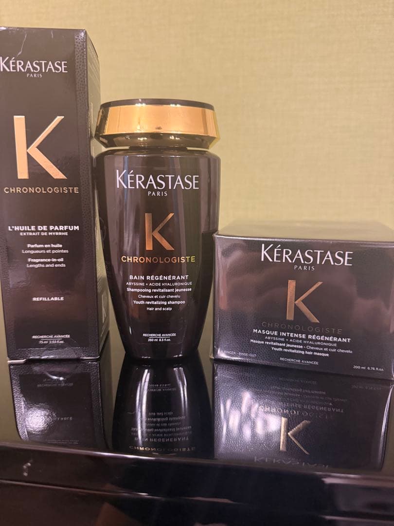 ケラスターゼ　クロノロジスト　シャンプー、トリートメント、オイル　3点セット 楽天市場】【レビュー特典】 KERASTASE ケラスターゼ クロノロジスト