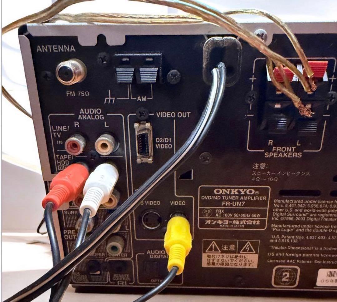 ONKYO オンキョー FR-UN7 D-N7 コンポ MD CD DVD - メルカリ