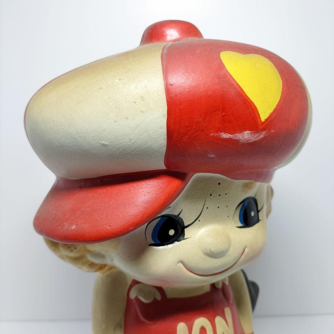 当時物 内藤ルネ JON 陶器製 ビッグ 貯金箱 約30cm - メルカリ