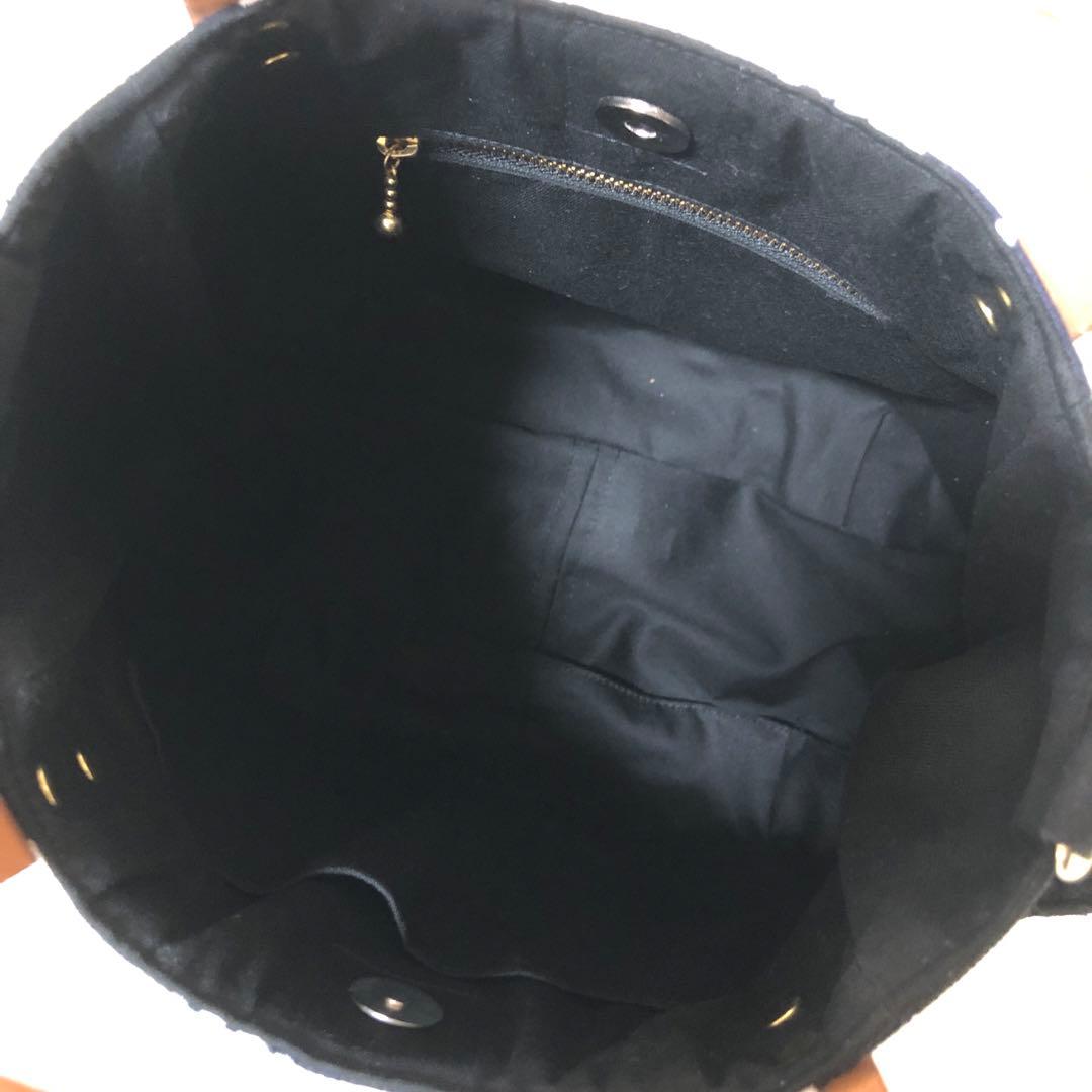 バルーンバッグ（M）ミナペルホネン 《タンバリン》ヌメ革