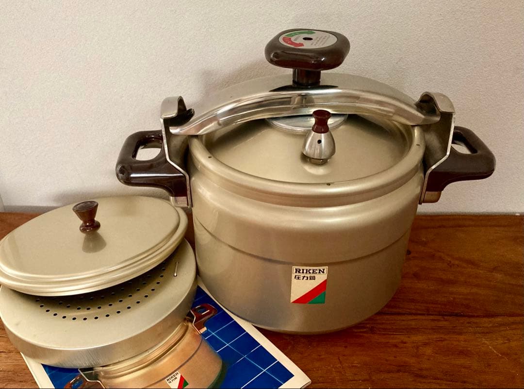 理研 圧力鍋 6L ゴールドデラックス - メルカリ