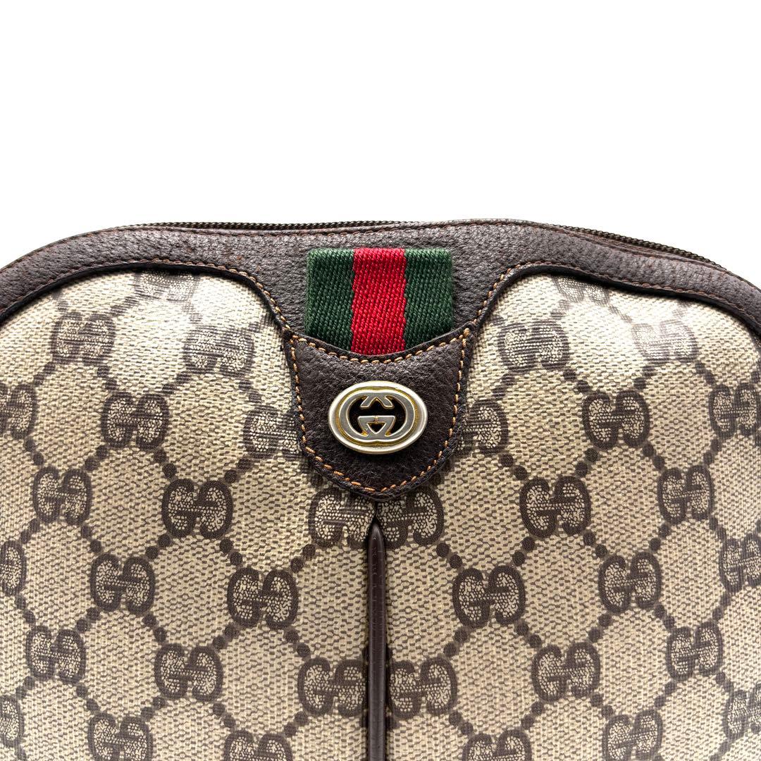 美品・廃盤 グッチ ショルダーバッグ GGスプリーム シェリーライン GG