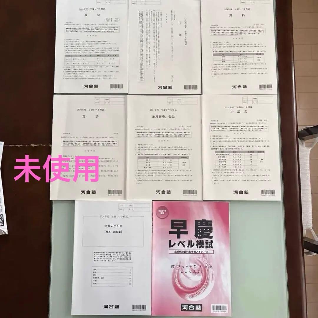 未使用)2024年度河合塾早慶レベル模試 - メルカリ