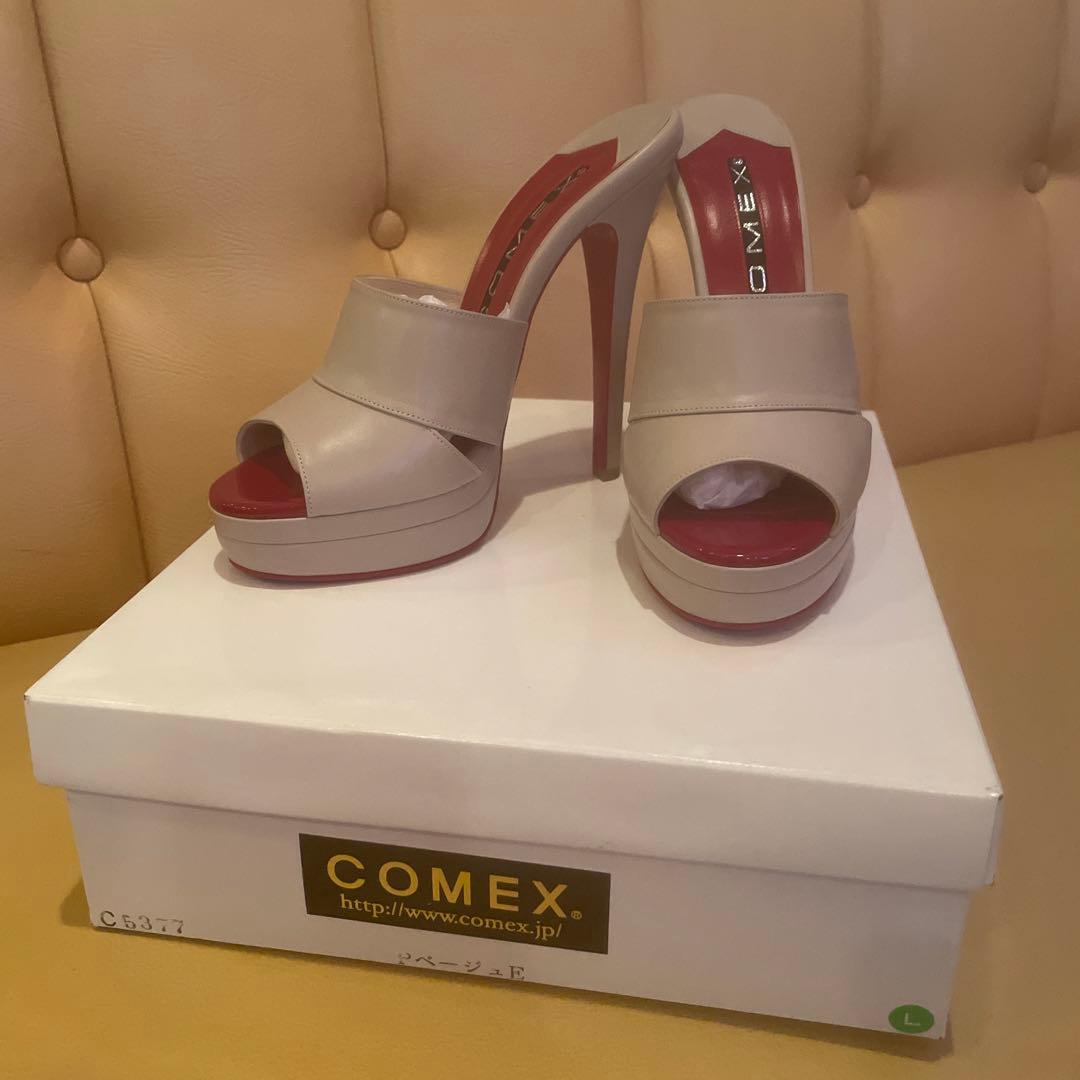 peace 【箱付き美品】COMEX ベージュ ハイヒール サンダル peace 様専用【箱付き美品】COMEX ベージュ ハイヒール サンダル