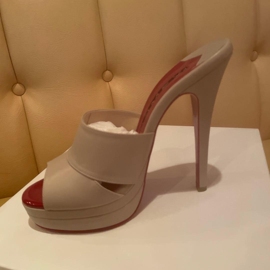 peace 様専用【箱付き美品】COMEX ベージュ ハイヒール サンダル